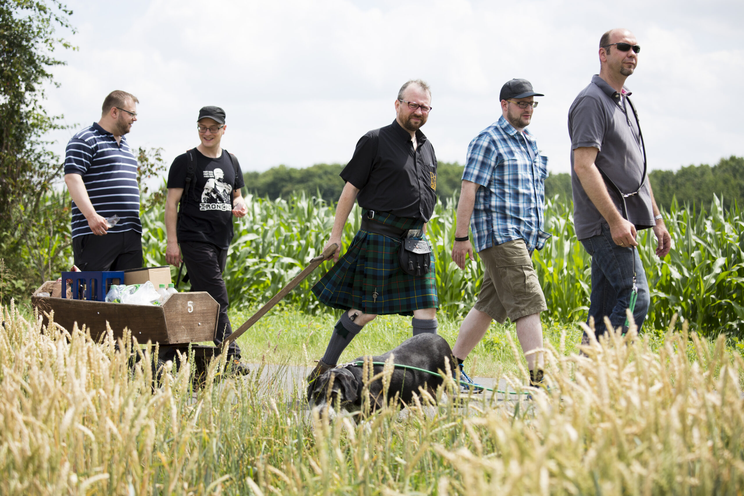 Bollerwagen und Kilt