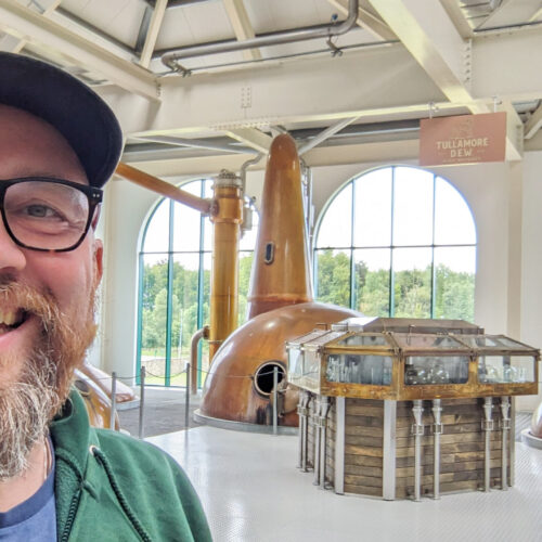 Ralph in der Tullamore Distillery